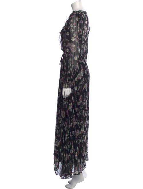Rebecca Taylor Floral Print Long Dress