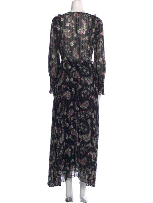 Rebecca Taylor Floral Print Long Dress