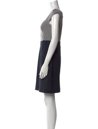 Rebecca Taylor Square Neckline Mini Dress