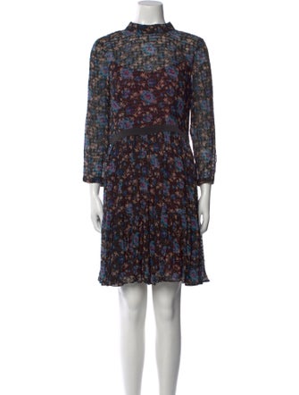 Rebecca Taylor Silk Knee-Length Dress