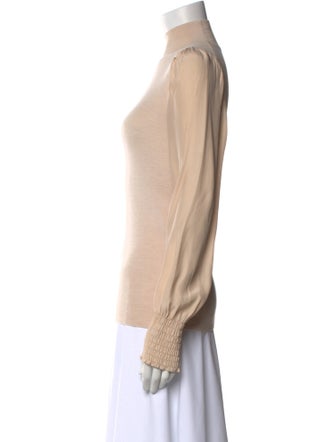 Rebecca Taylor Silk Turtleneck Sweater