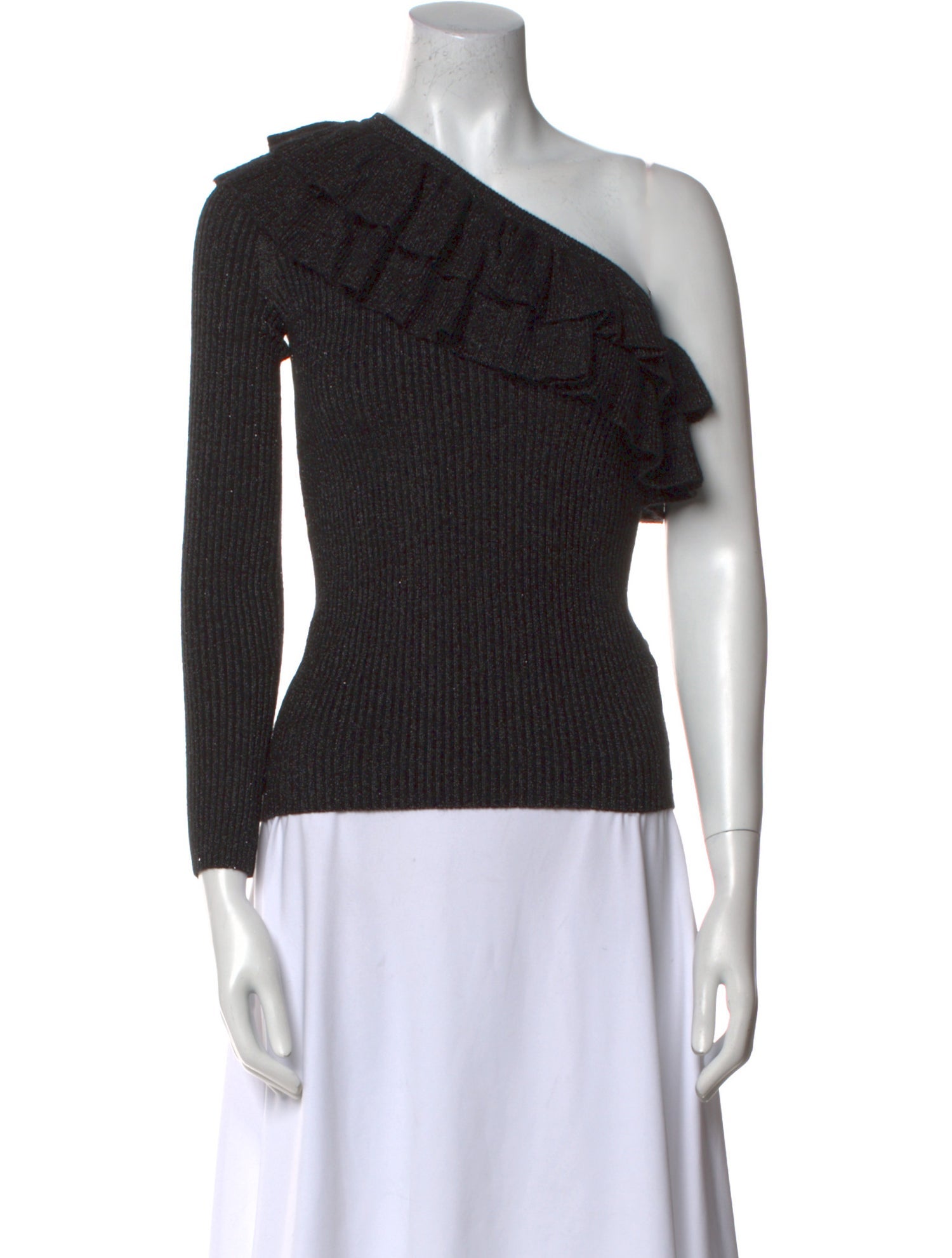Rebecca Taylor One-Shoulder Sweater