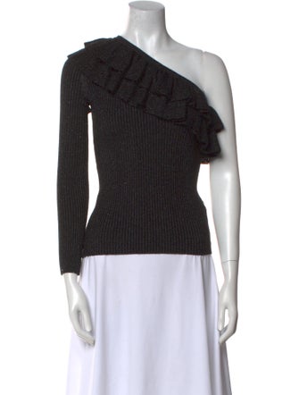Rebecca Taylor One-Shoulder Sweater