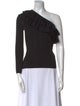 Rebecca Taylor One-Shoulder Sweater