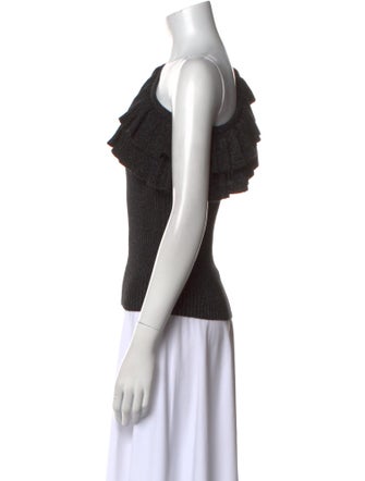 Rebecca Taylor One-Shoulder Sweater