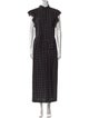 Rebecca Taylor Silk Plaid Print Jumpsuit