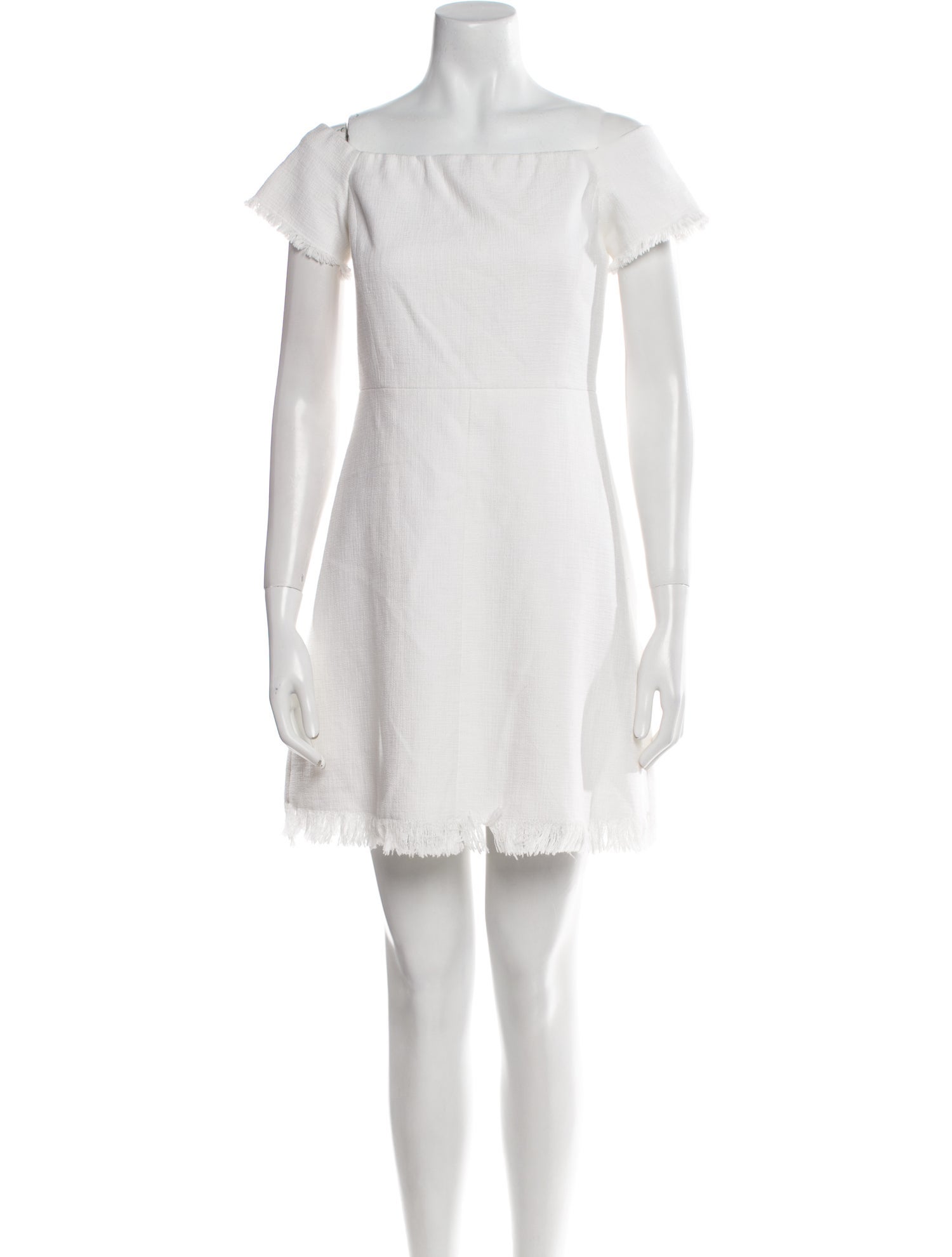 Rebecca Taylor Off-The-Shoulder Mini Dress