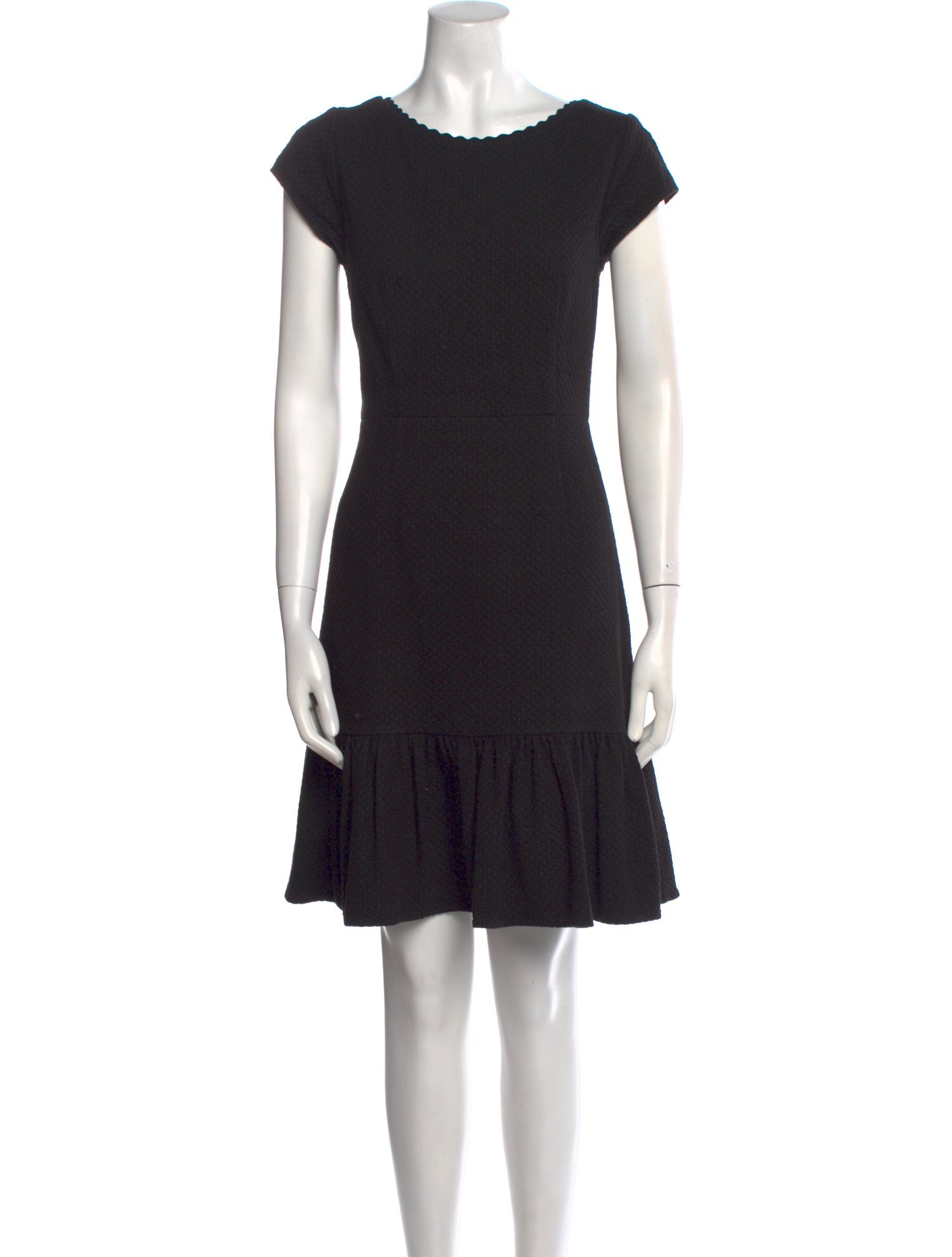 Rebecca Taylor Bateau Neckline Mini Dress