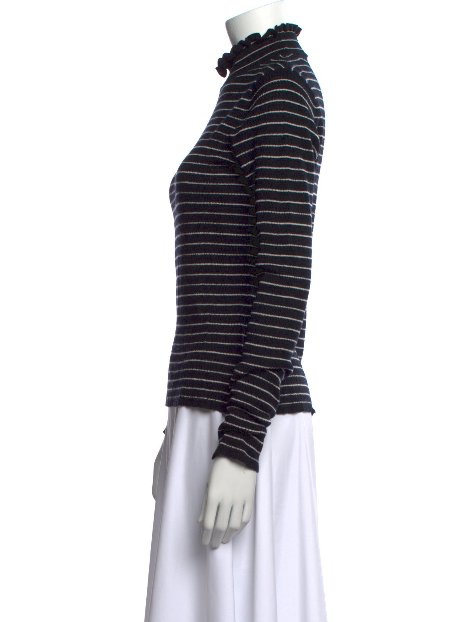 Rebecca Taylor Merino Wool Striped Sweater