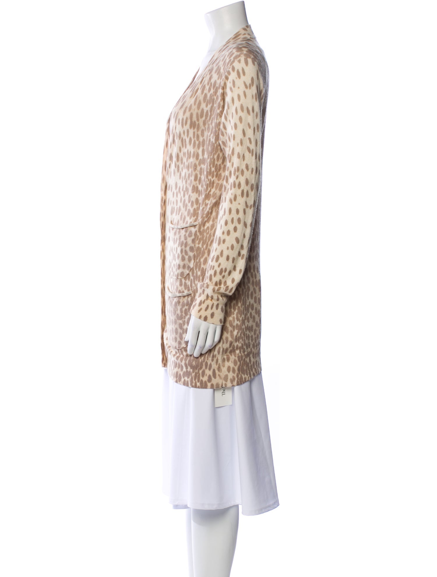 Rebecca Taylor Silk Animal Print Sweater