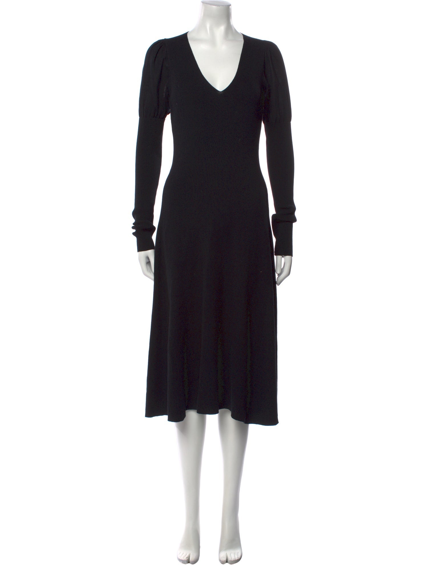 Rebecca Taylor V-Neck Midi Length Dress