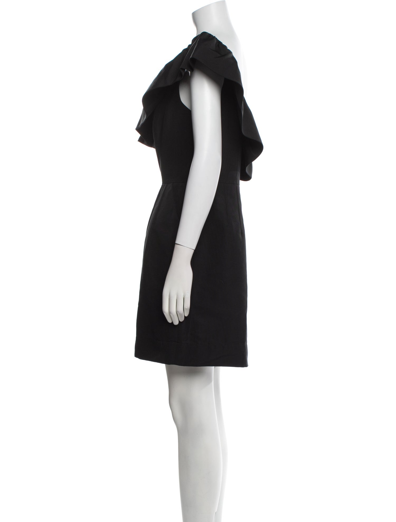 Rebecca Taylor One-Shoulder Mini Dress