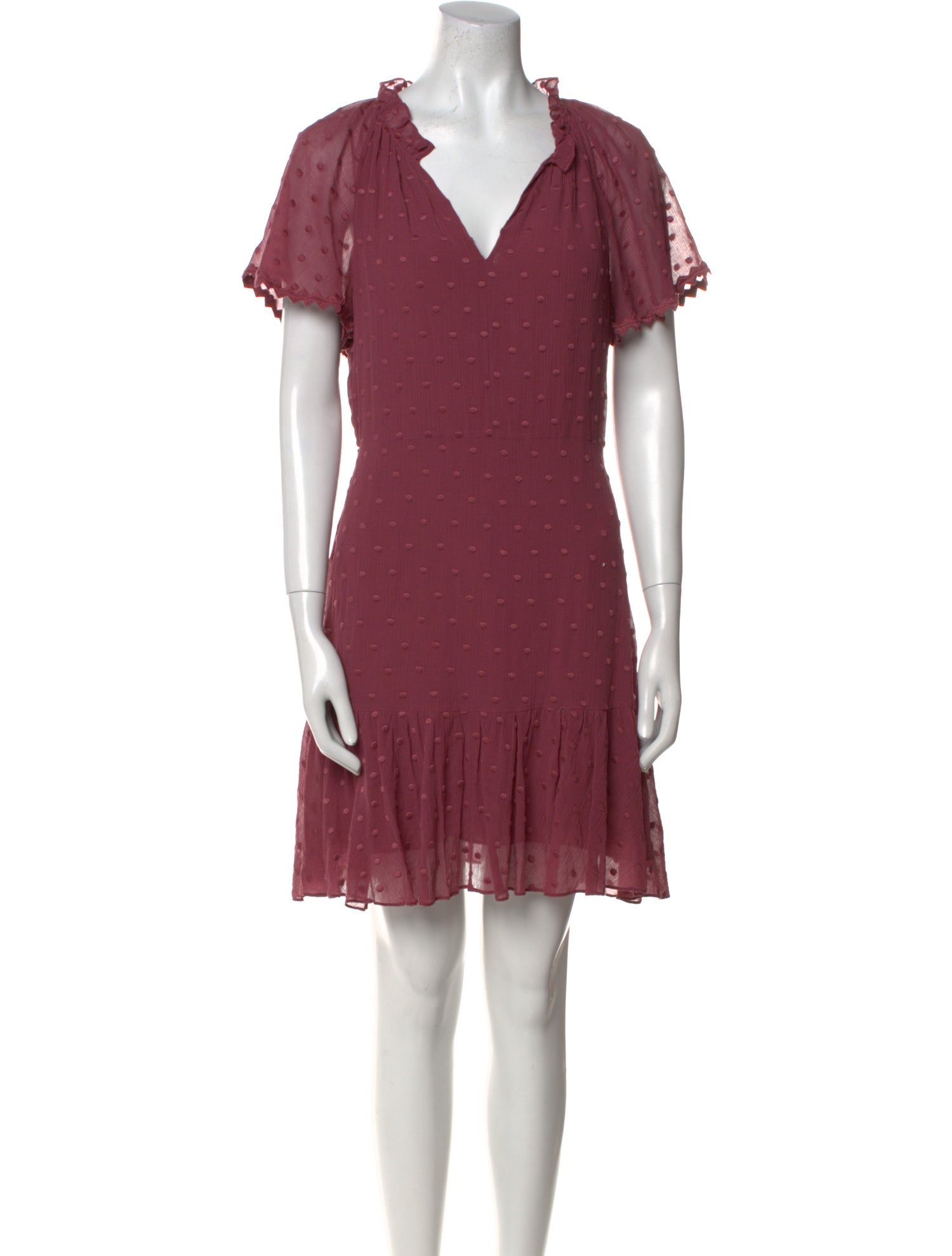 Rebecca Taylor V-Neck Mini Dress