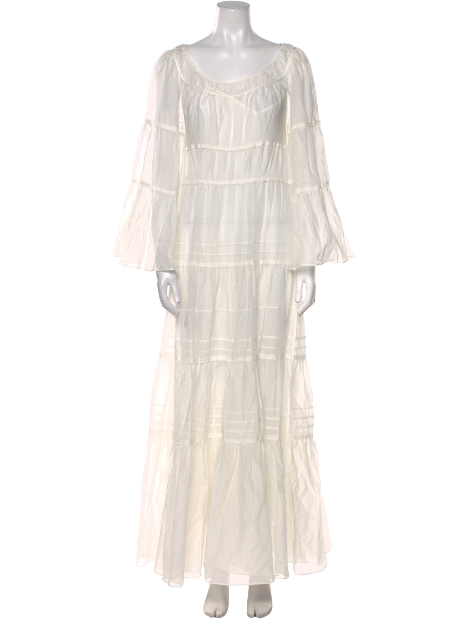 Rebecca Taylor Scoop Neck Knee-Length Dress