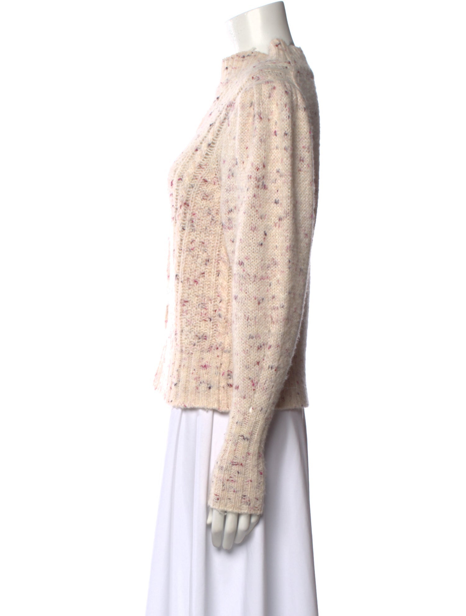 Rebecca Taylor Printed Crew Neck Sweater