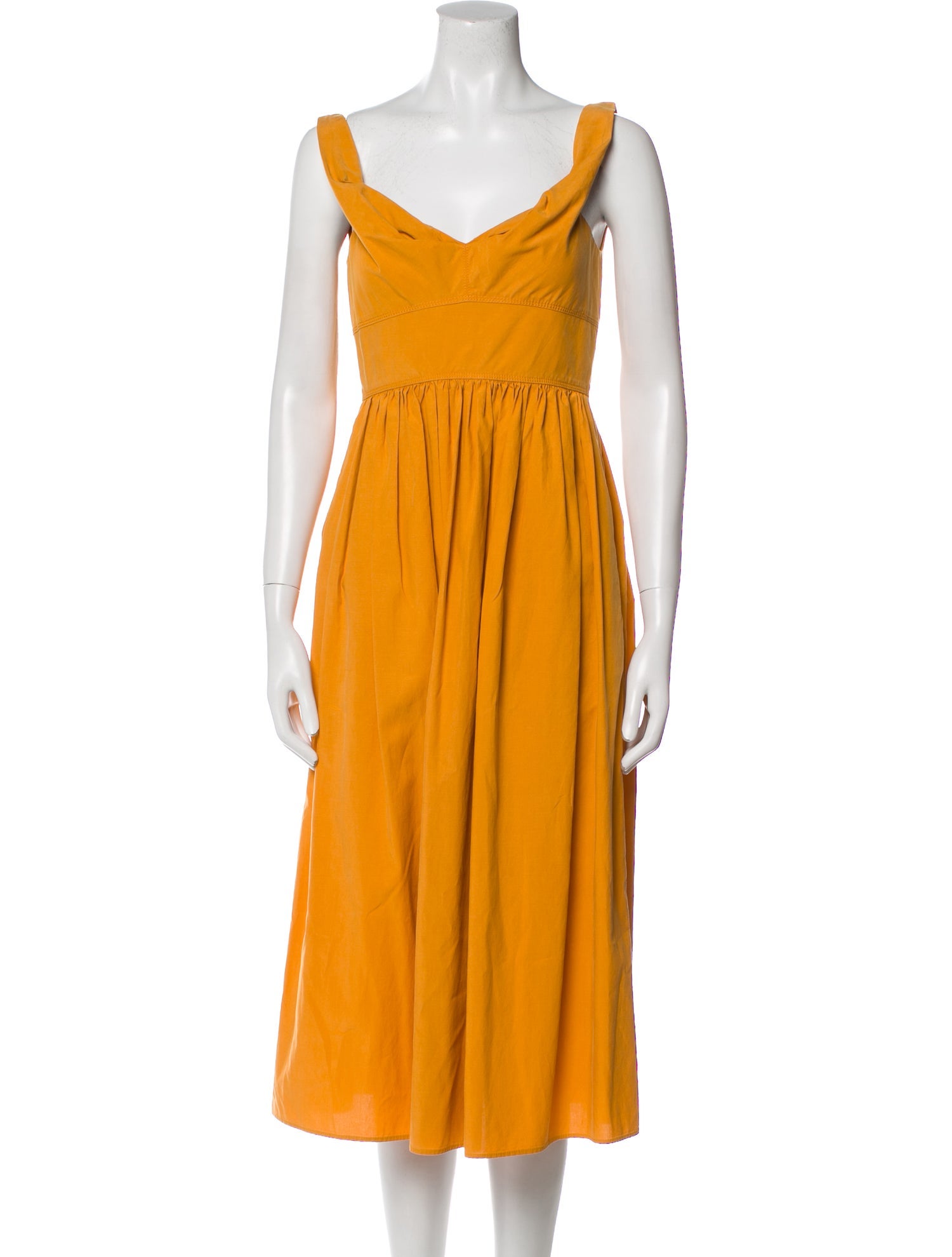 Rebecca Taylor V-Neck Midi Length Dress