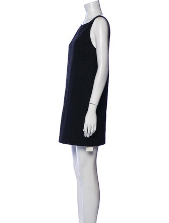 Rebecca Taylor Bateau Neckline Mini Dress