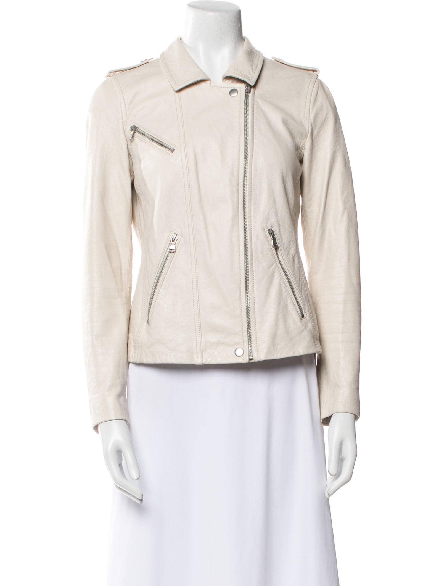 Rebecca Taylor Lamb Leather Biker Jacket