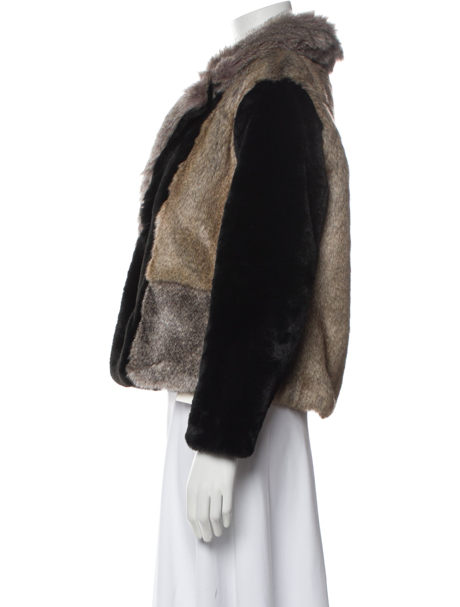 Rebecca Taylor Faux Fur Faux Fur Jacket