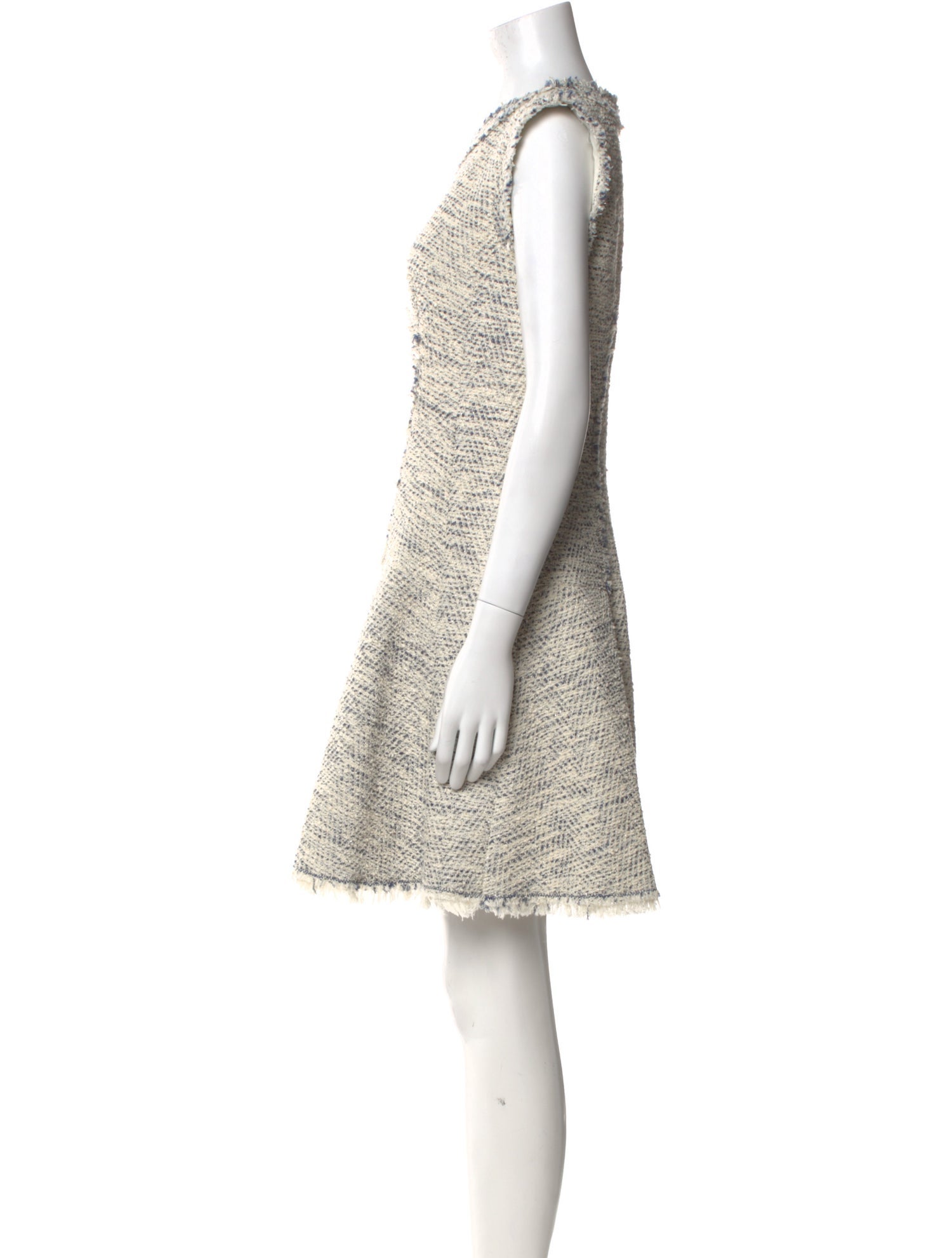 Rebecca Taylor Bateau Neckline Mini Dress