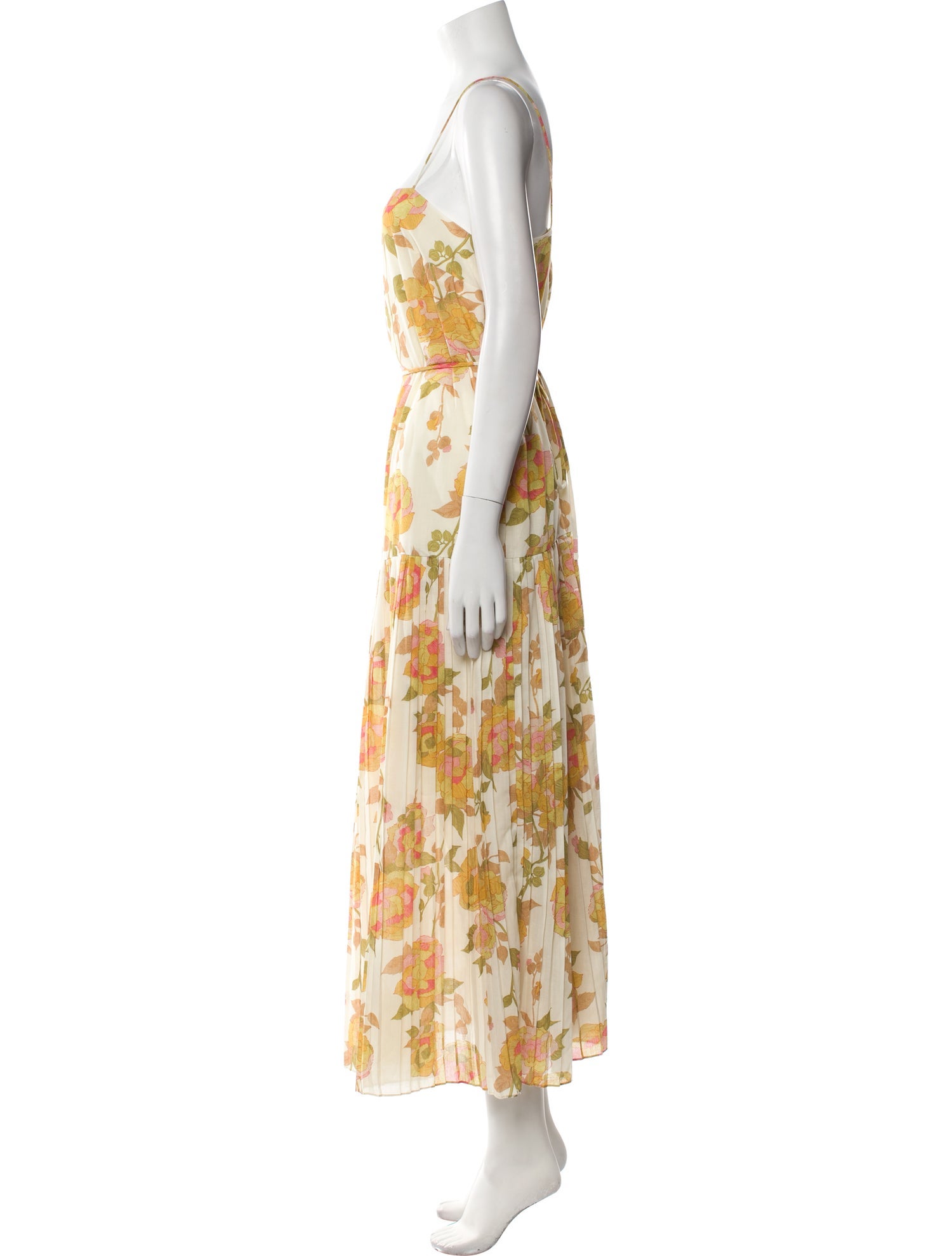 Rebecca Taylor Floral Print Long Dress