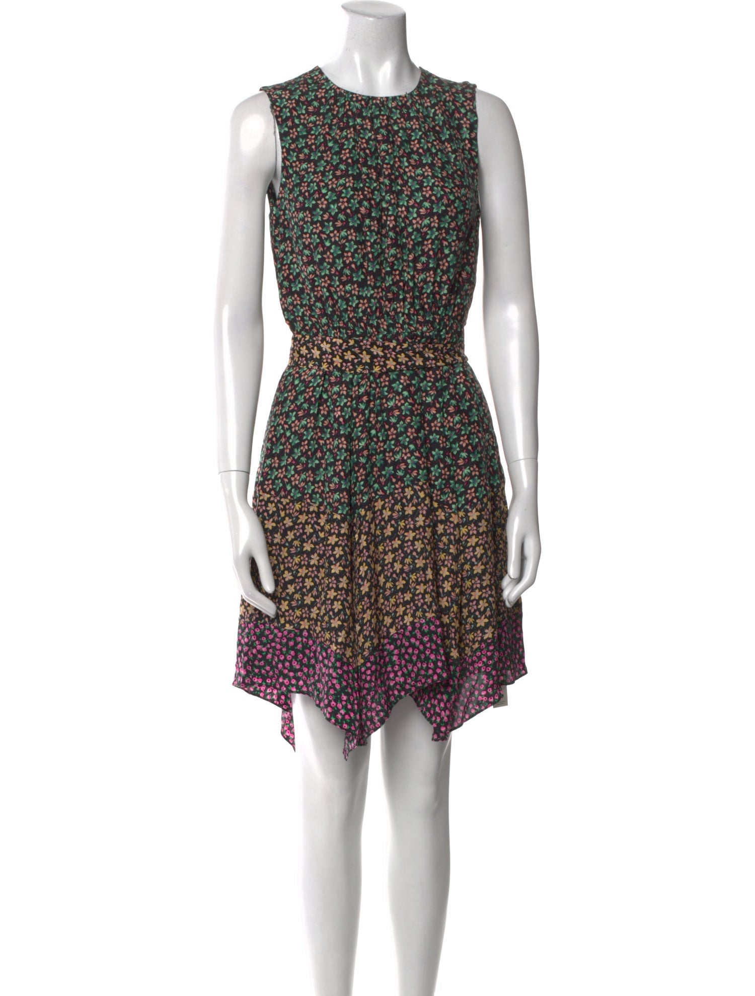 Rebecca Taylor Silk Knee-Length Dress