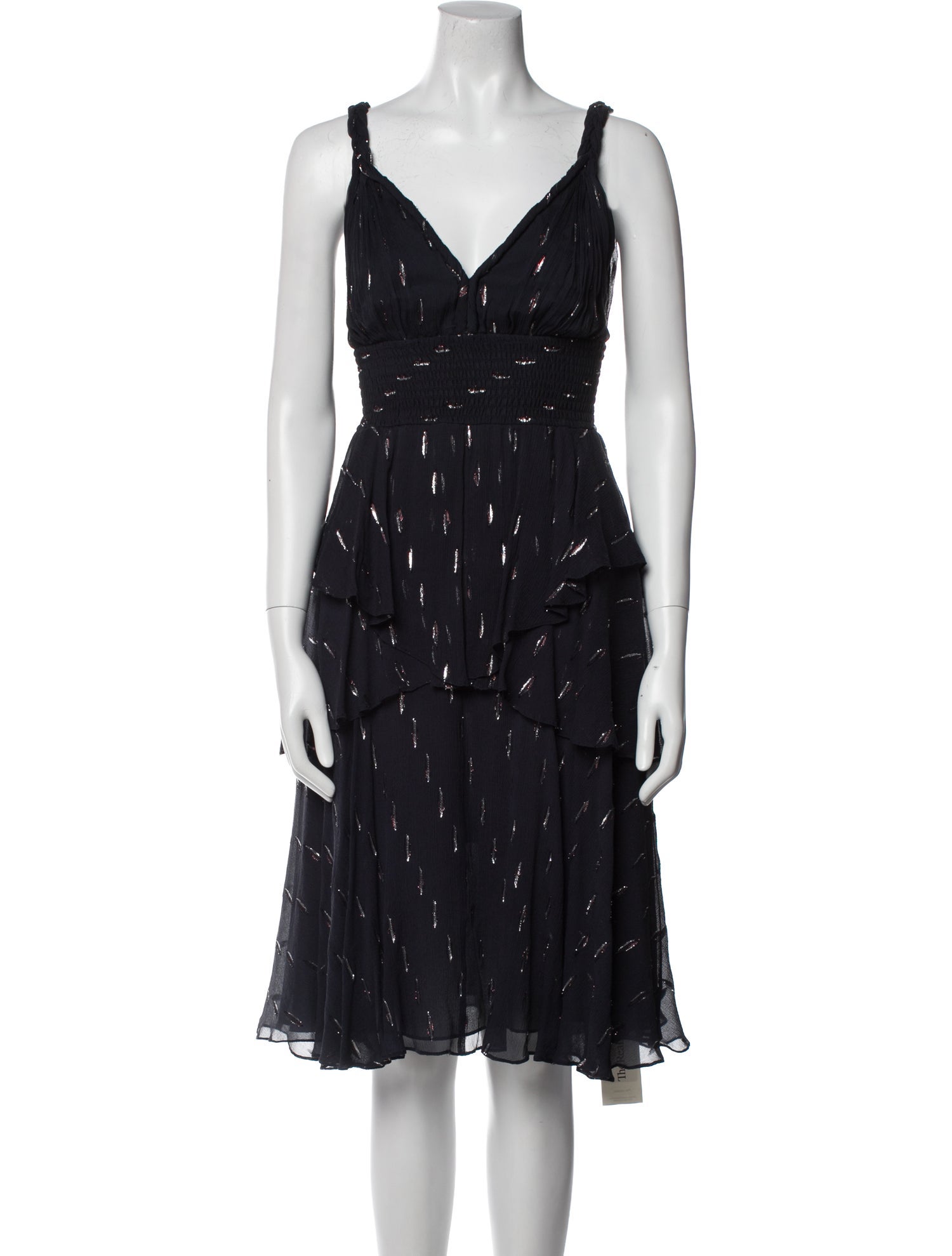 Rebecca Taylor Silk Knee-Length Dress