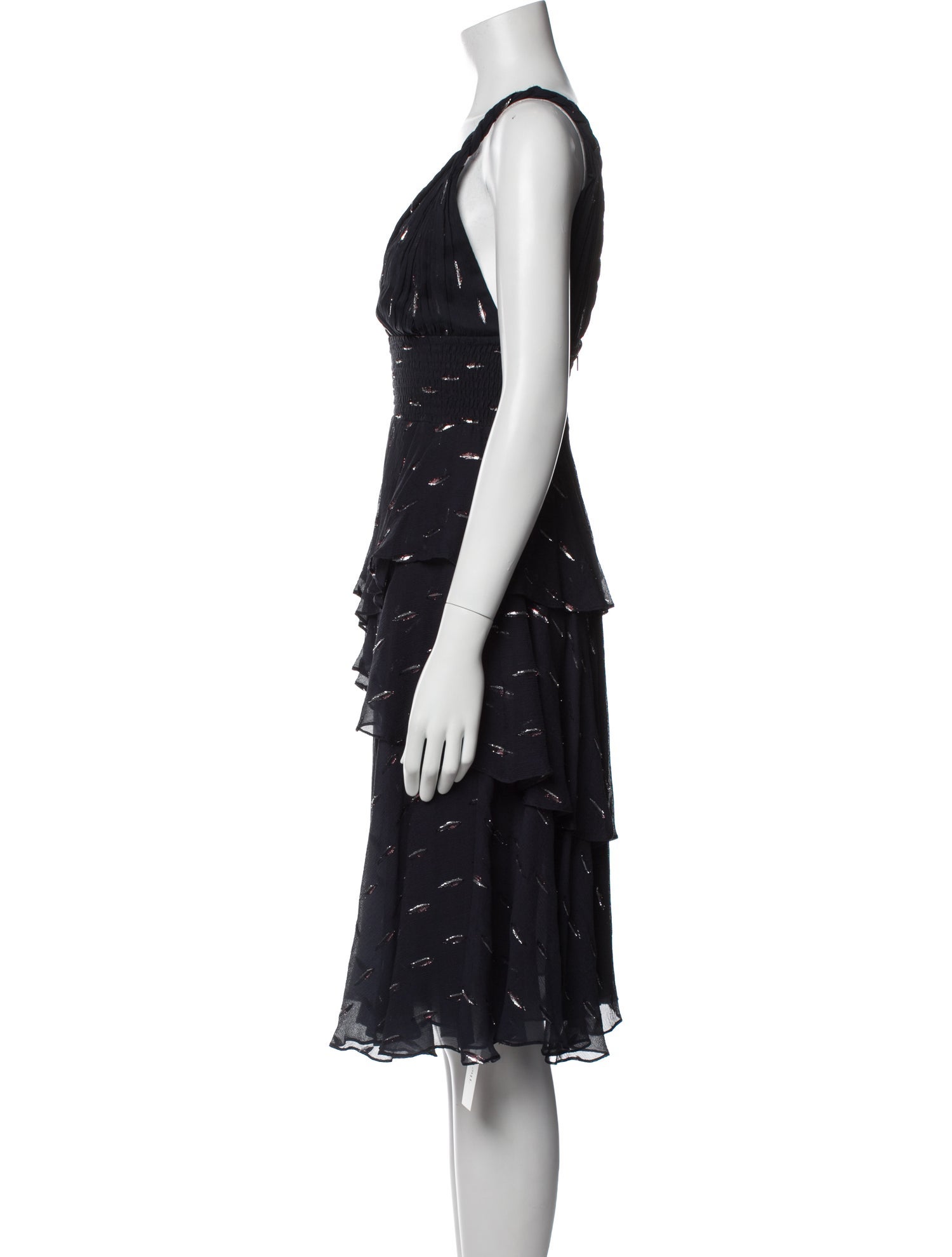 Rebecca Taylor Silk Knee-Length Dress