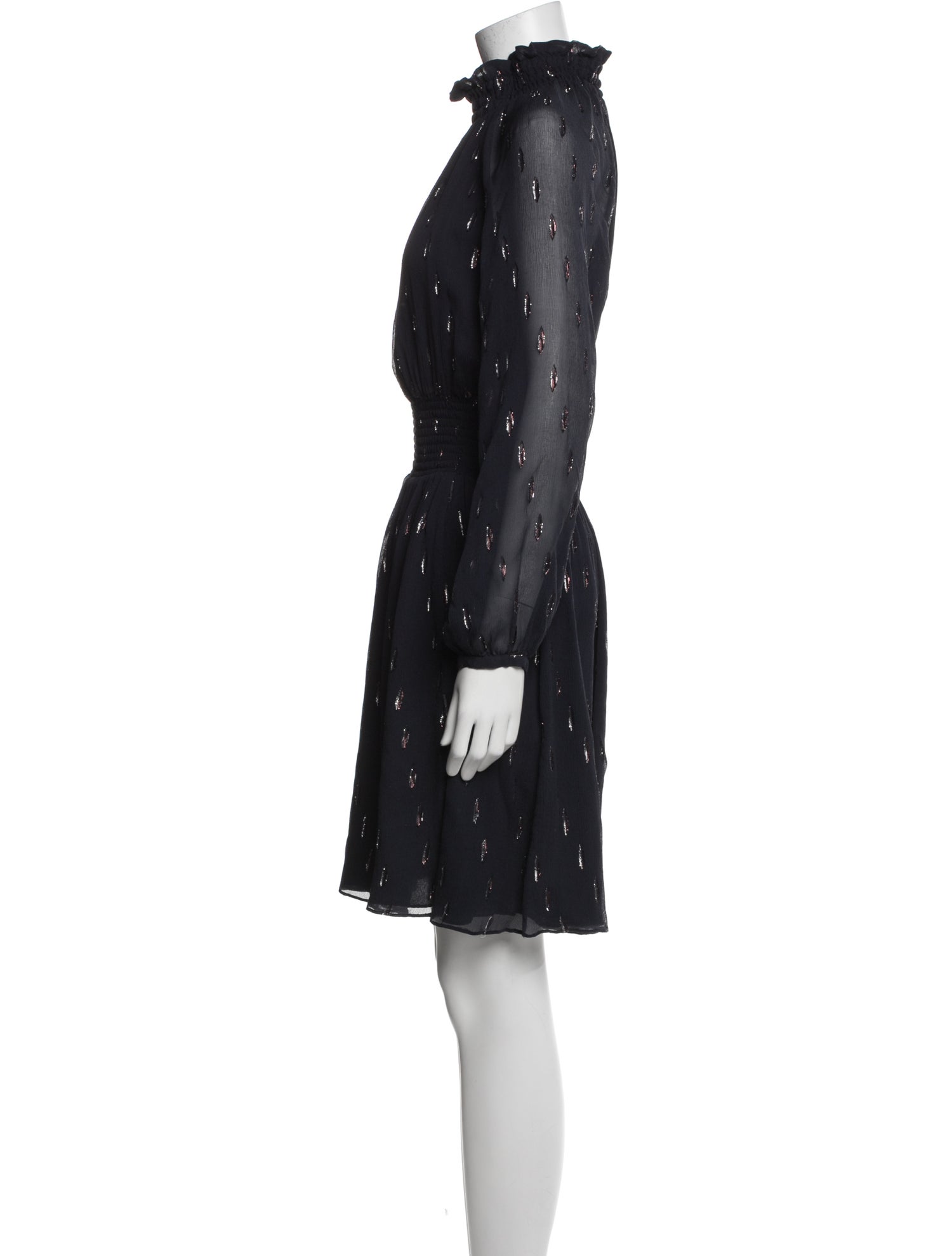 Rebecca Taylor Silk Knee-Length Dress