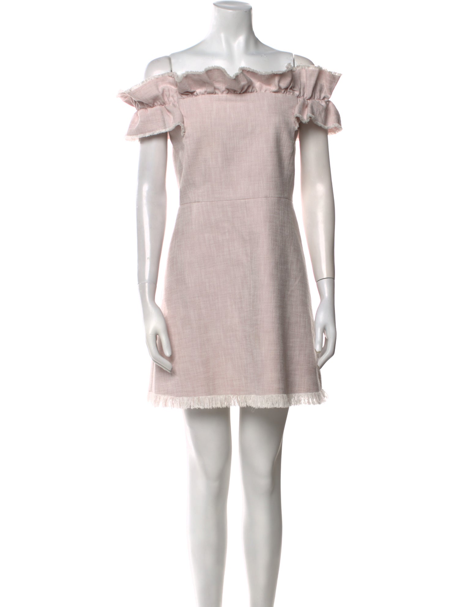 Rebecca Taylor Off-The-Shoulder Mini Dress