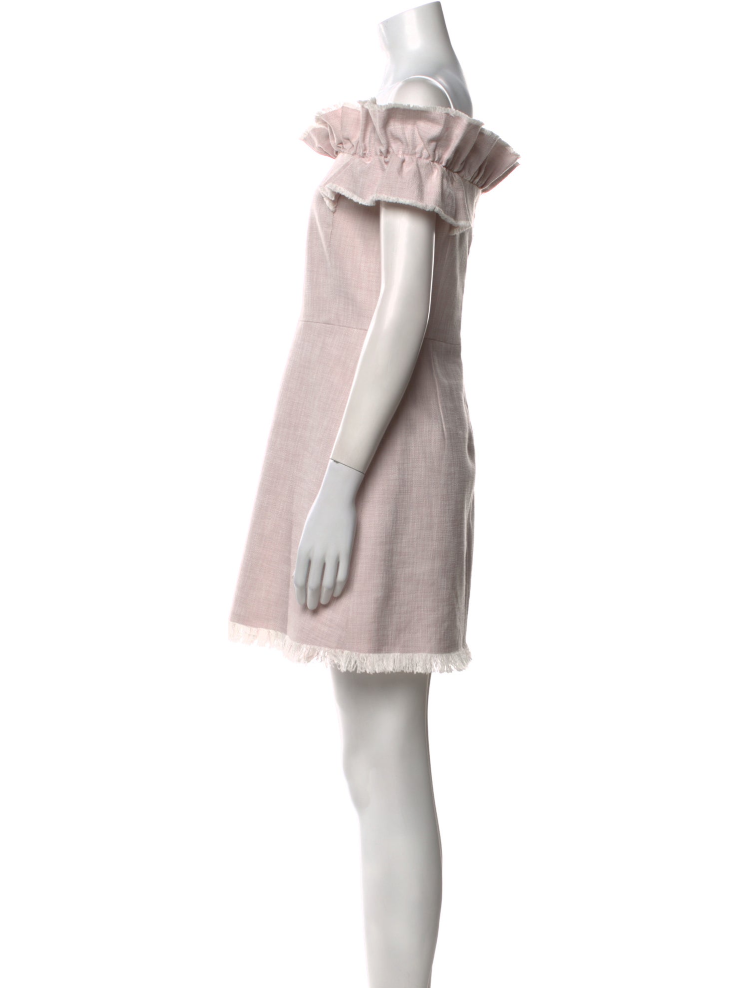 Rebecca Taylor Off-The-Shoulder Mini Dress