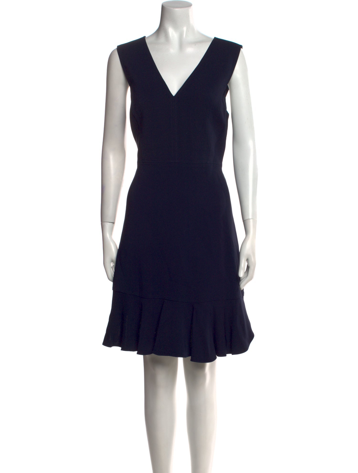 Rebecca Taylor V-Neck Knee-Length Dress