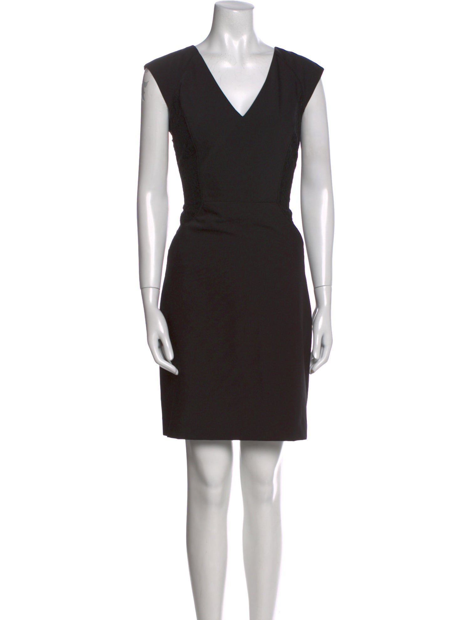 Rebecca Taylor V-Neck Knee-Length Dress