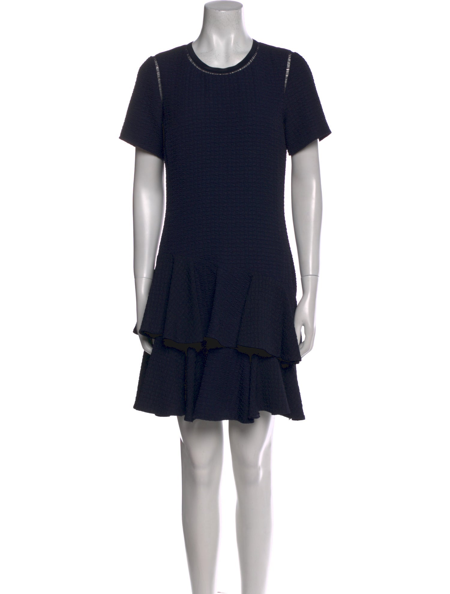 Rebecca Taylor Crew Neck Mini Dress