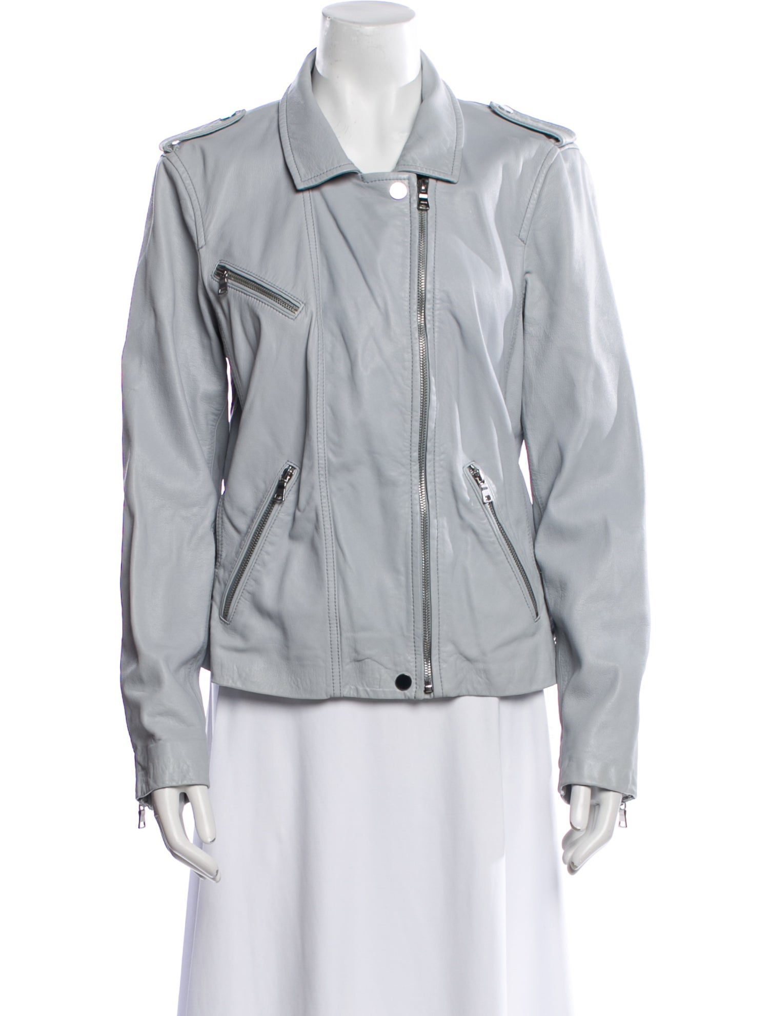 Rebecca Taylor Lamb Leather Biker Jacket