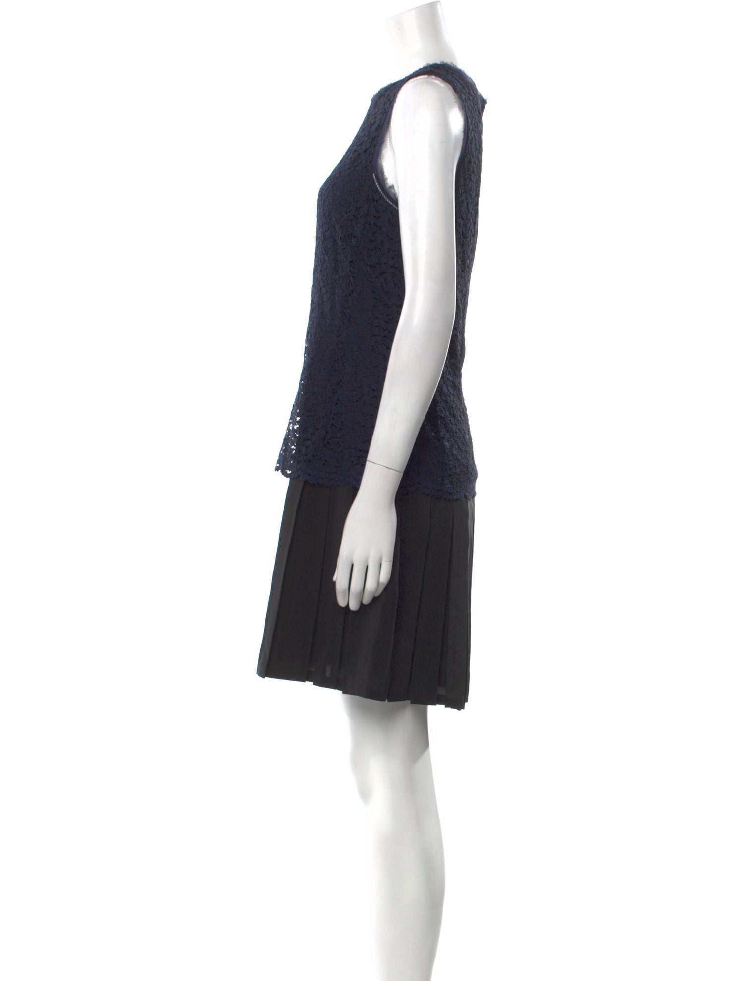 Rebecca Taylor Crew Neck Mini Dress