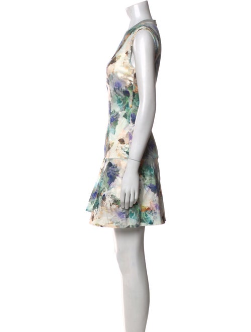 Rebecca Taylor Floral Print Mini Dress