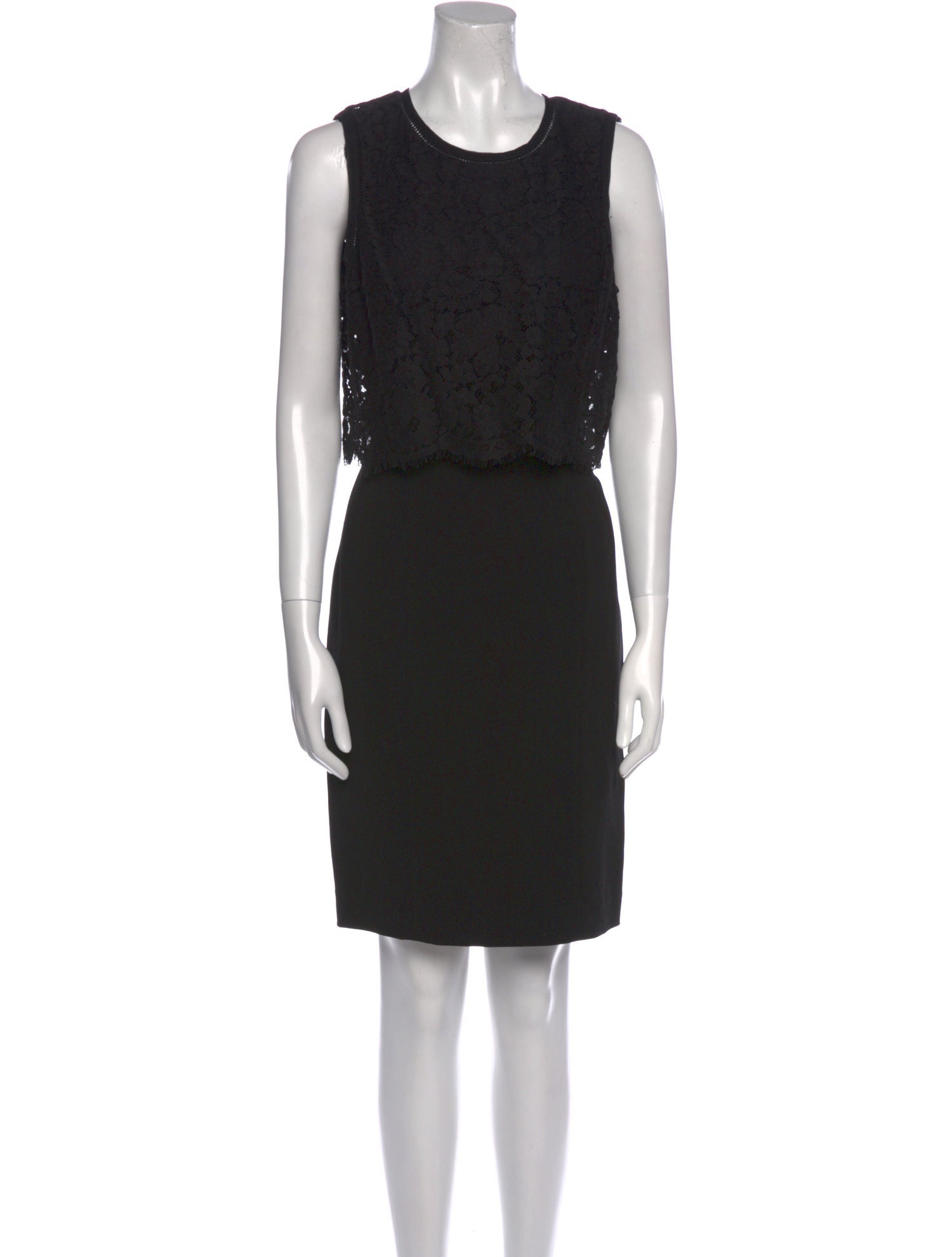 Rebecca Taylor Crew Neck Knee-Length Dress