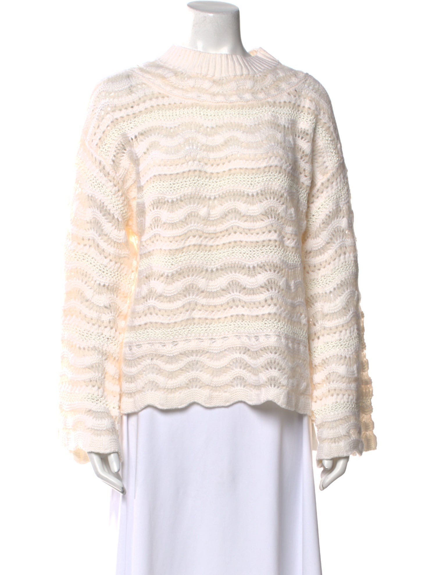 Rebecca Taylor Wool Striped Sweater w/ Tags