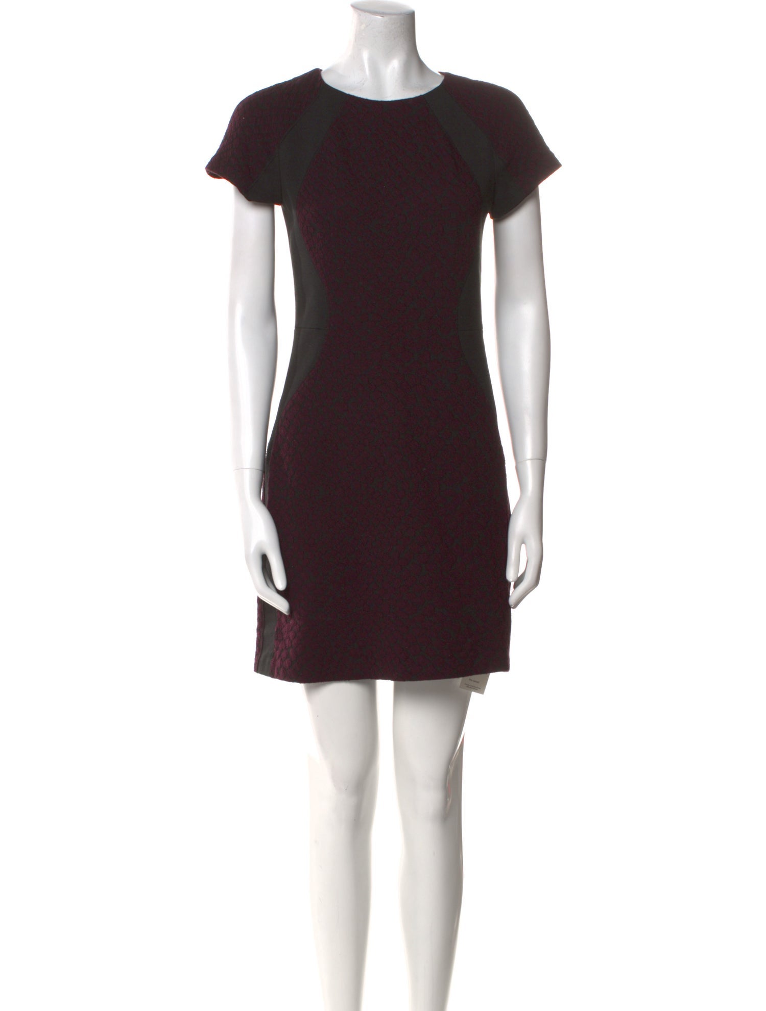 Rebecca Taylor Crew Neck Mini Dress