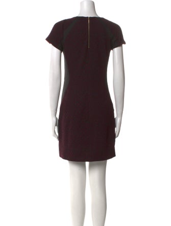 Rebecca Taylor Crew Neck Mini Dress