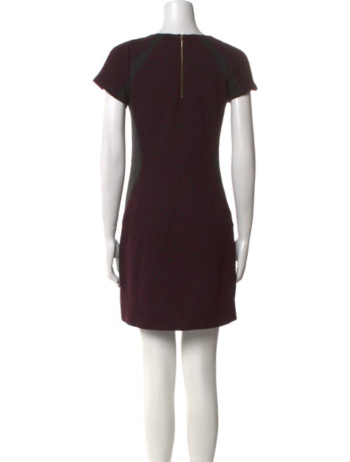 Rebecca Taylor Crew Neck Mini Dress
