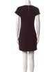 Rebecca Taylor Crew Neck Mini Dress