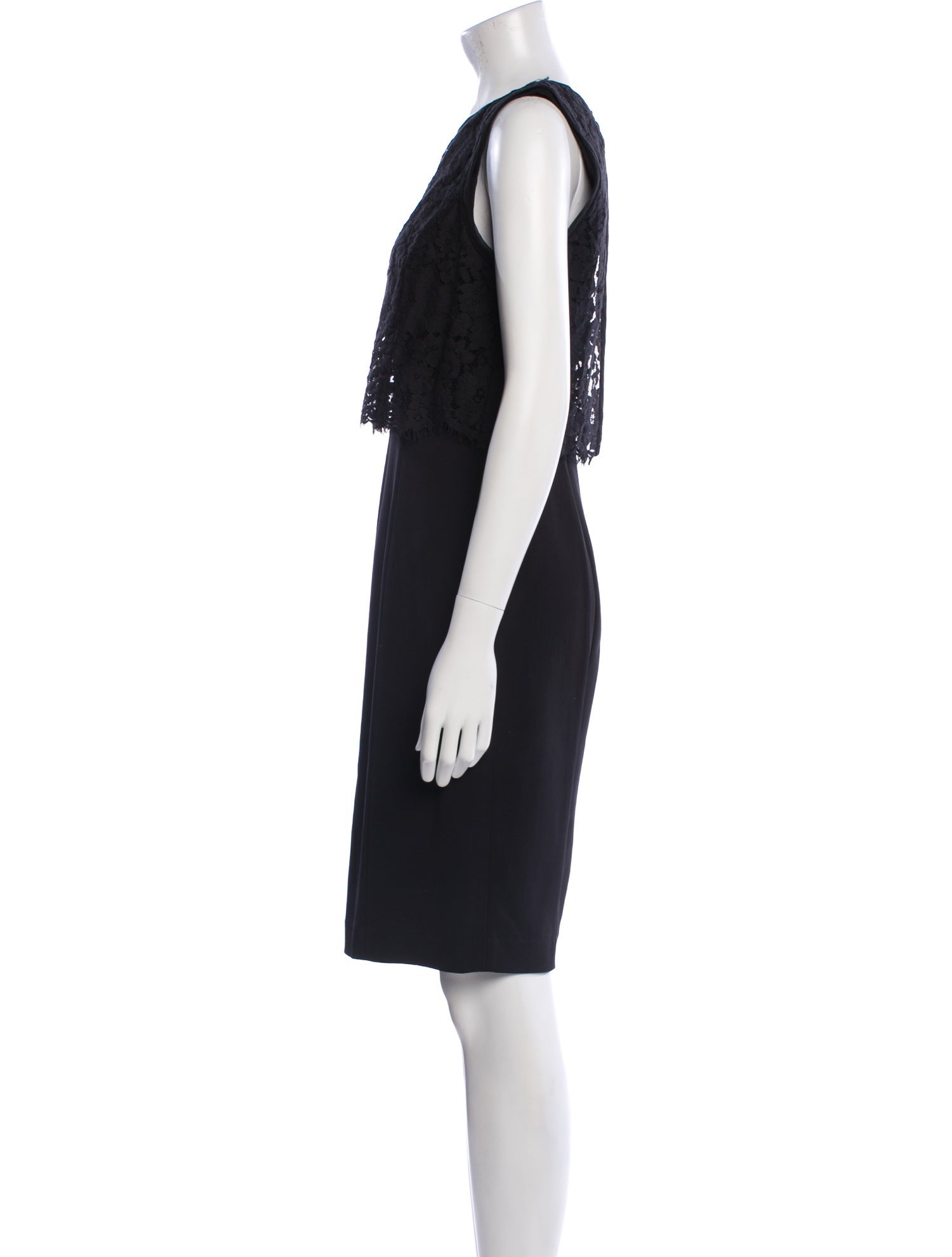 Rebecca Taylor Crew Neck Knee-Length Dress