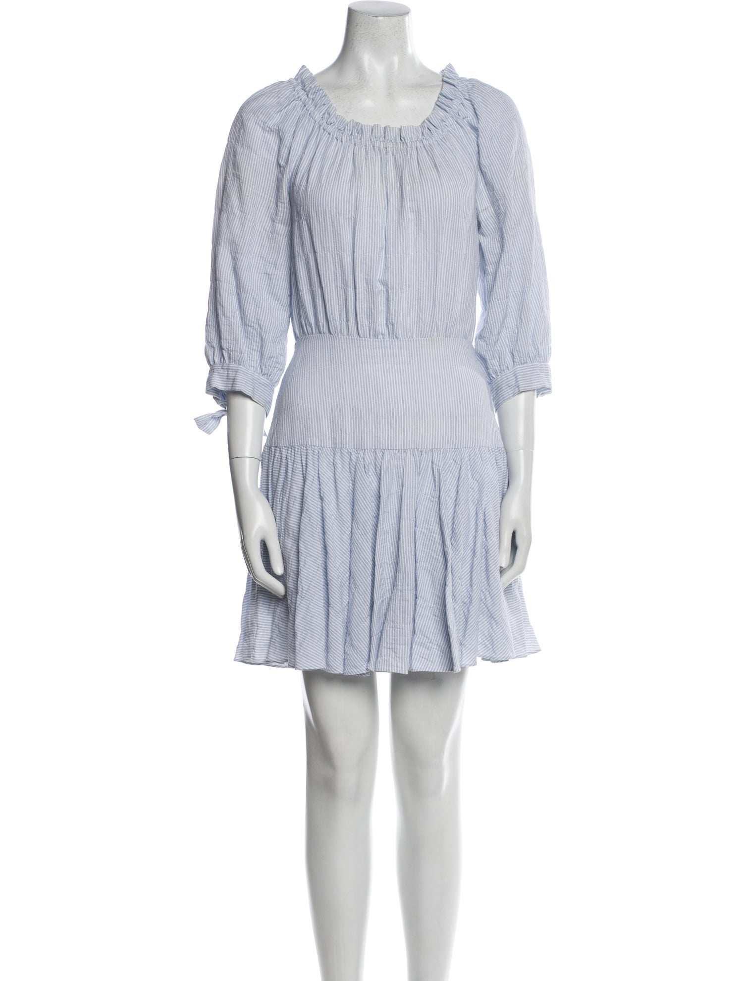 Rebecca Taylor Striped Mini Dress