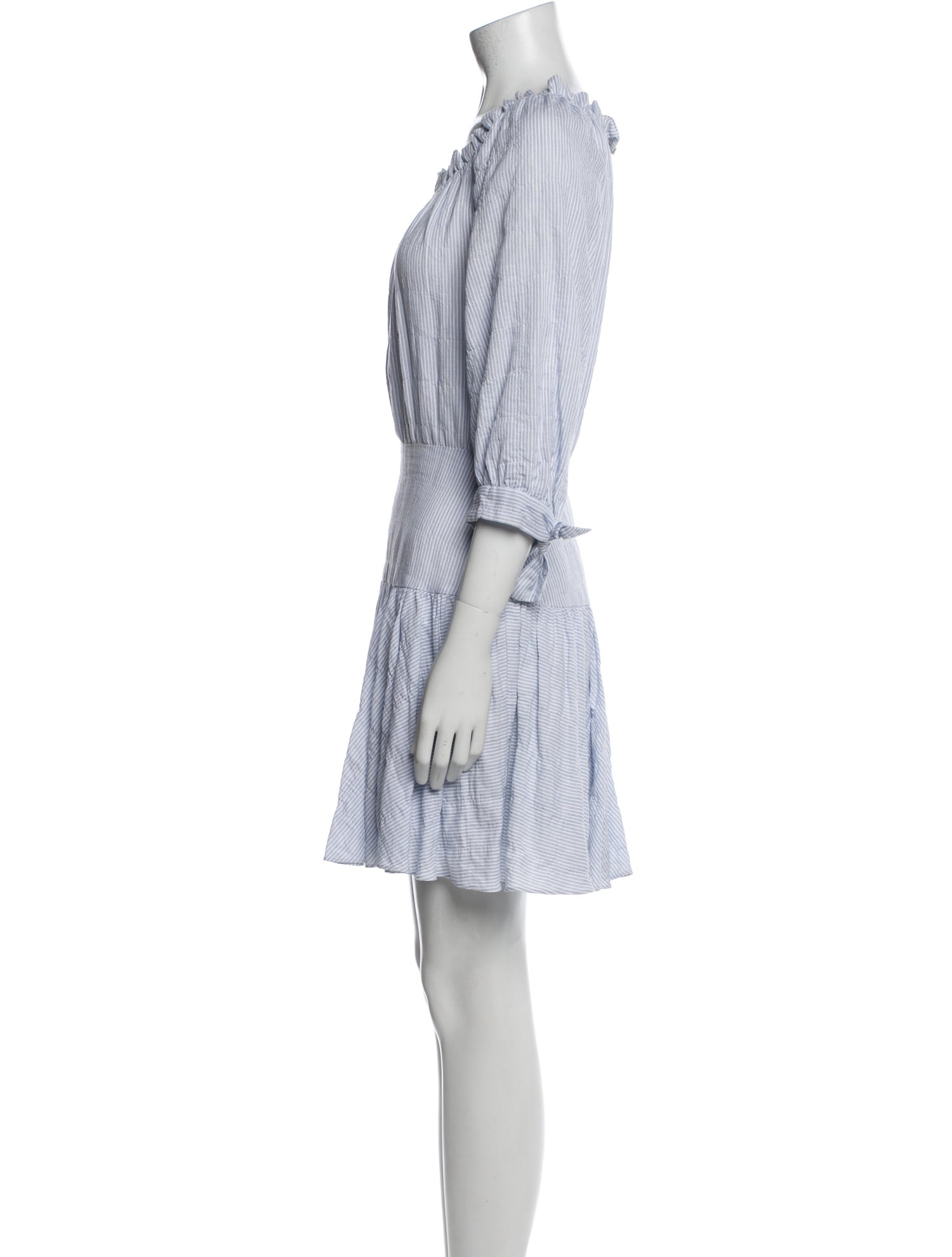 Rebecca Taylor Striped Mini Dress