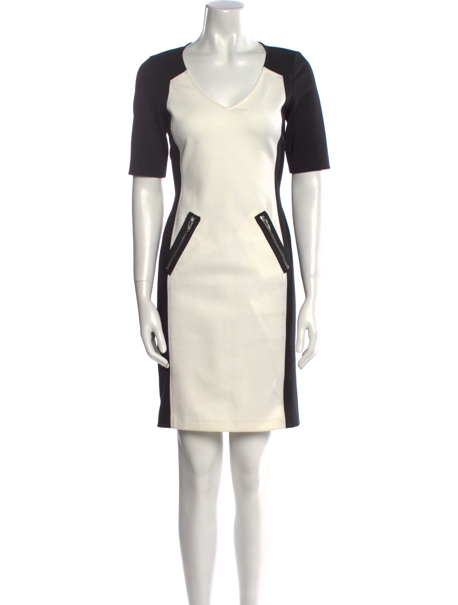 Rebecca Taylor V-Neck Mini Dress