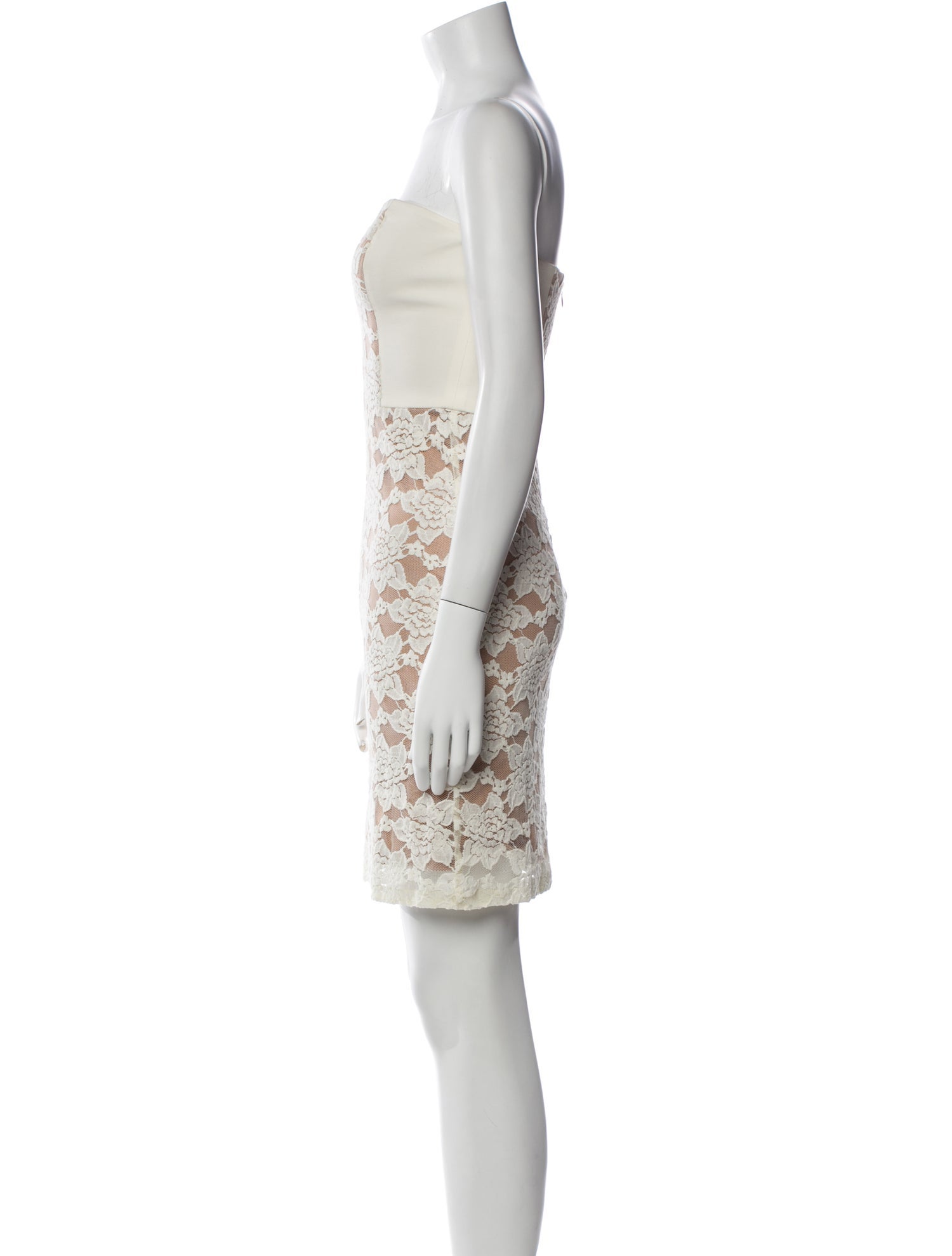 Rebecca Taylor Lace Pattern Mini Dress