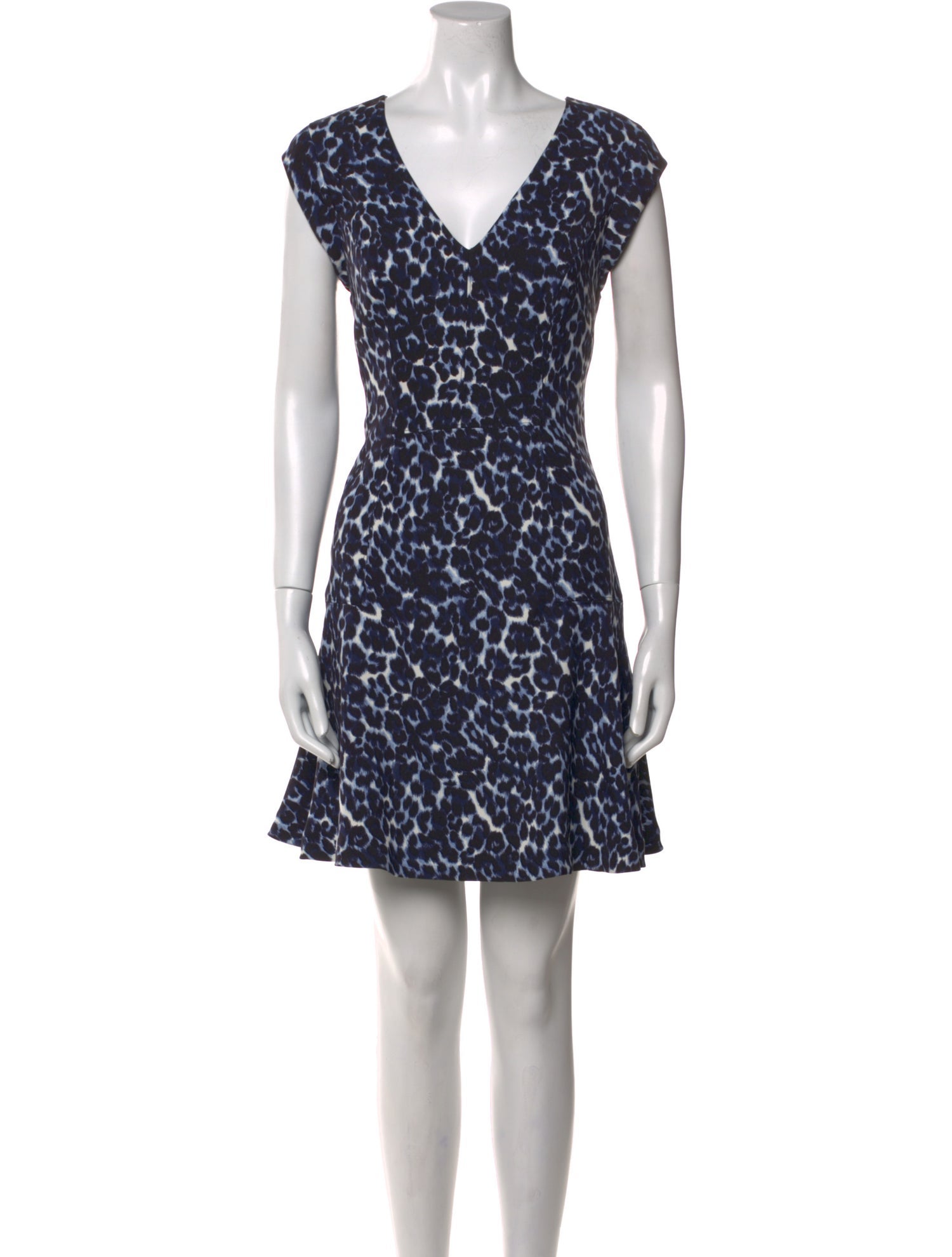 Rebecca Taylor Animal Print Mini Dress