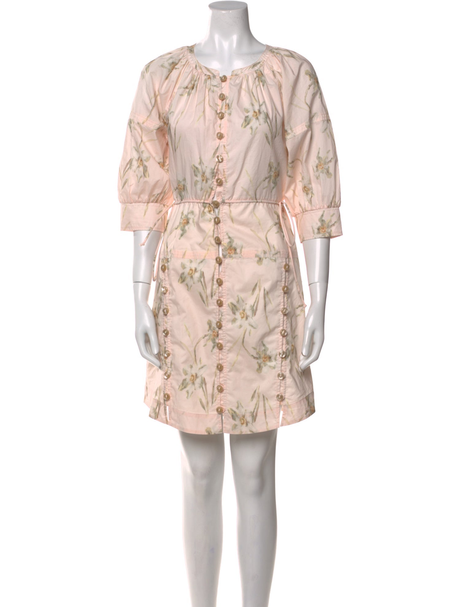 Rebecca Taylor Floral Print Mini Dress